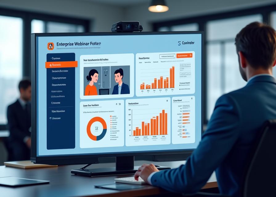 Enterprise Webinar Hosting Dashboard
